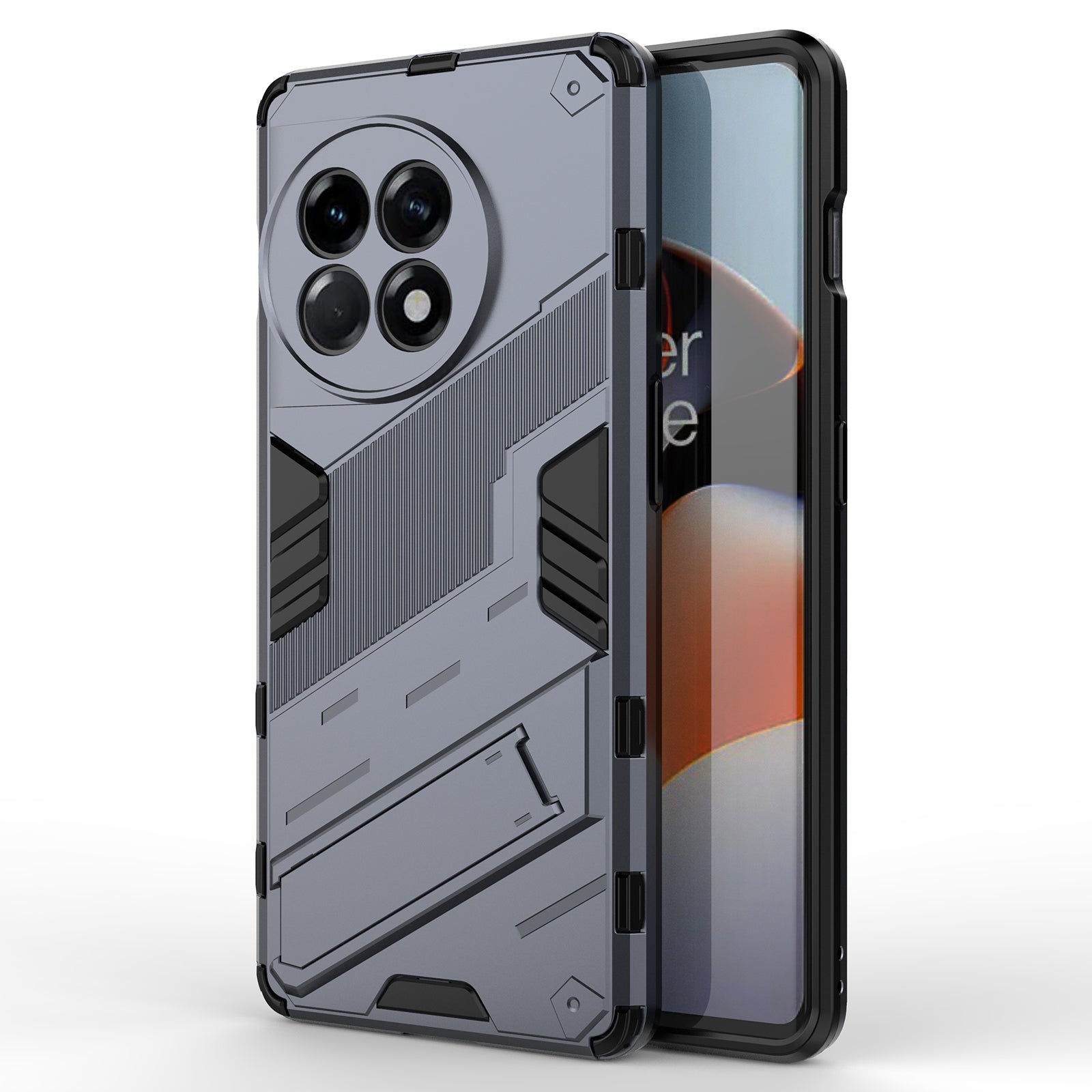 Anti-fall Phone Case for OnePlus Ace 2 5G 11R 5G Soft TPU Hard PC Mobile Phone Cover Kickstand Anti-fall Phone Case for OnePlus Ace 2 5G 11R 5G Soft TPU Hard PC Mobile Phone Cover Kickstand